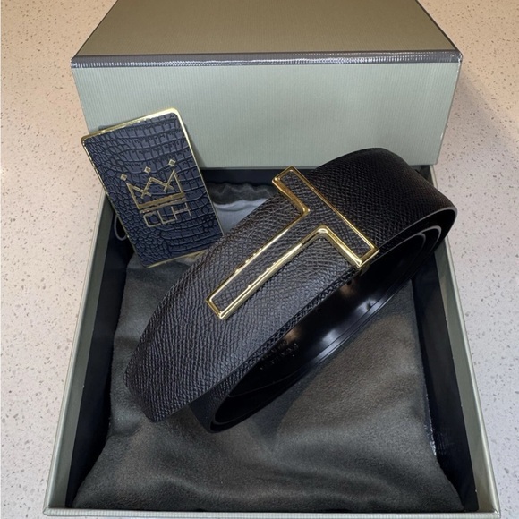 TOM FORD REVERSIBLE T ICON BELT - Picture 2 of 6